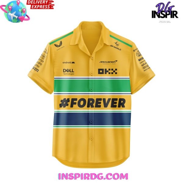 McLaren Formula 1 Ayrton Senna Hawaiian Shirt - Image 2
