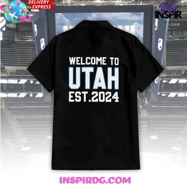 NHL Utah Hockey Club 2024 Customize Hawaiian Shirt - Image 3