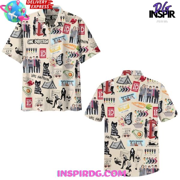 One Direction Pop Band Limited Edition Hawaiian Shirt - Image 2