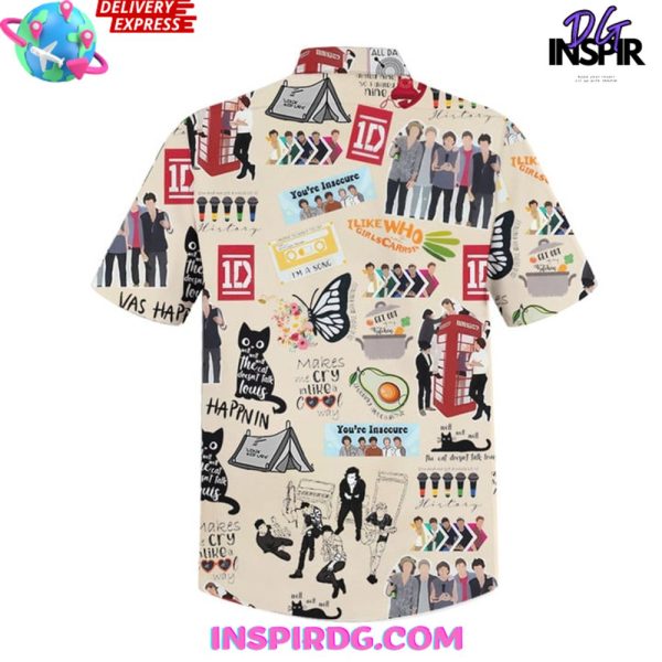 One Direction Pop Band Limited Edition Hawaiian Shirt - Image 4