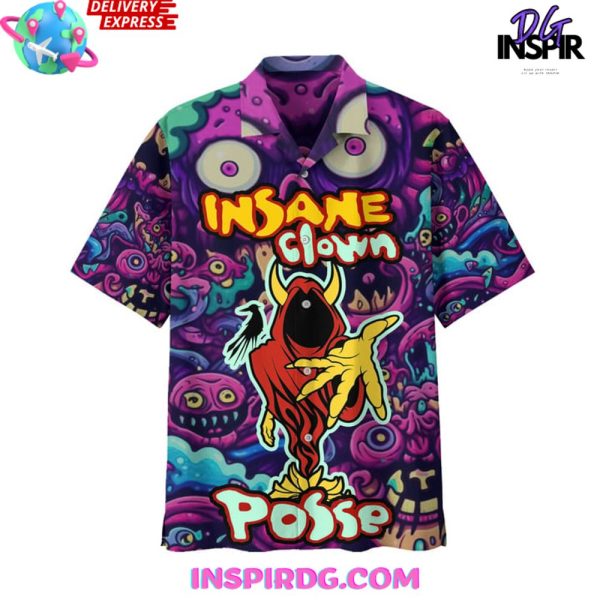 Insane Clown Posse Colorful Limited Edition Hawaiian Shirt - Image 3