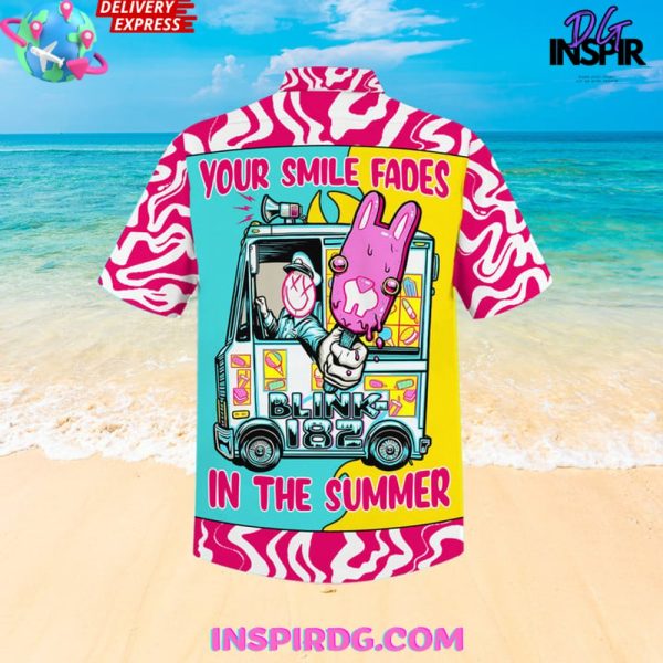 Blink-182 Summer Hawaiian Shirt - Image 3