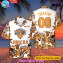 New York Knicks NBA Champions Custom Name Hawaiian Shirt