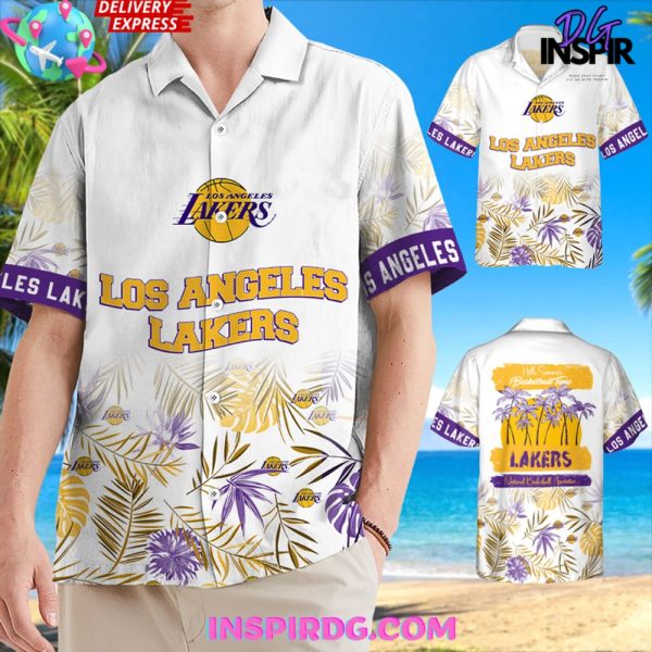 NBA Los Angeles Lakers Baseball Time Hawaiian Shirt