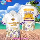 NBA Los Angeles Lakers Baseball Time Hawaiian Shirt