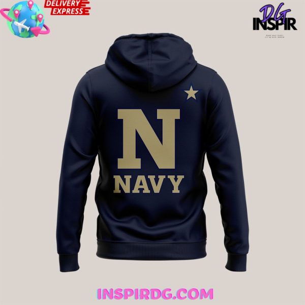 Navy Men’s Basketball "Doubt Us" 2025 Hoodie - Image 3