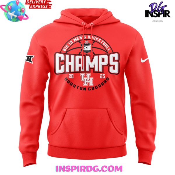 Houston Cougars Basketball Champions Big 12 Hoodie - Image 2