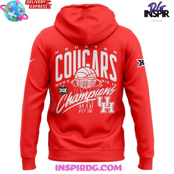 Houston Cougars Basketball Champions Big 12 Hoodie - Image 3
