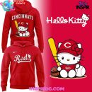 Hello Kitty x Cincinnati Reds Edition Hoodie