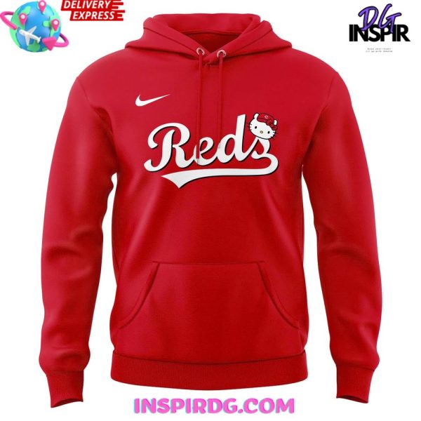 Hello Kitty x Cincinnati Reds Edition Hoodie - Image 2