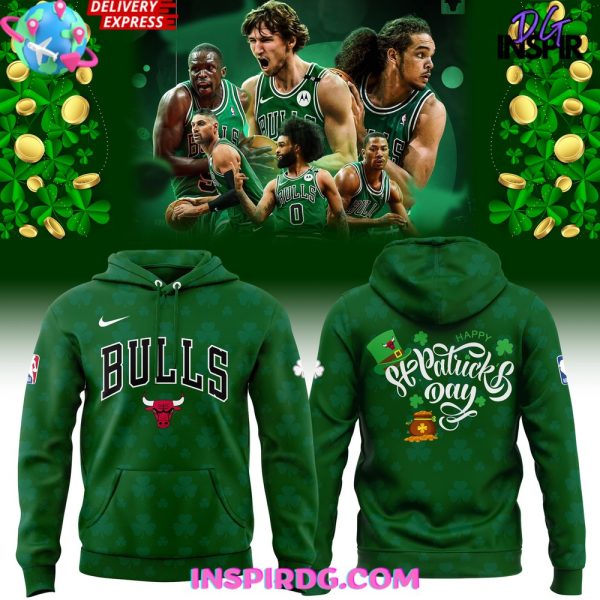 Chicago Bulls St. Patrick’s Day 2025 Hoodie