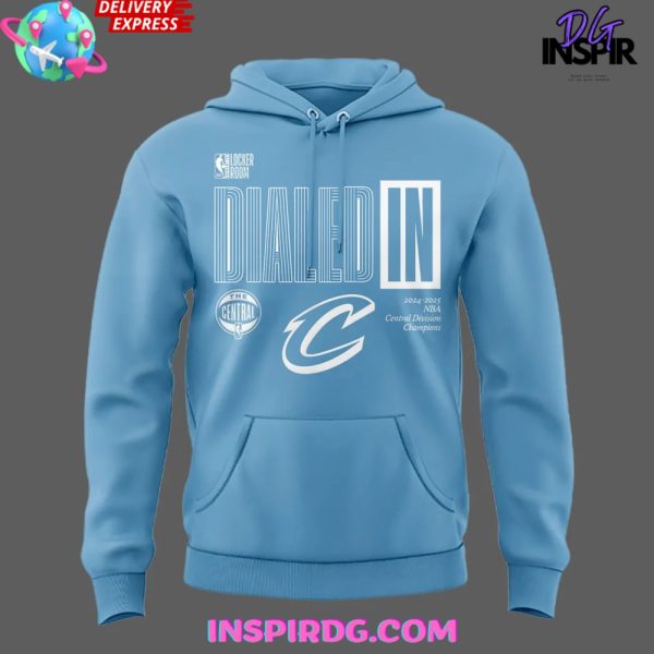 Cleveland Cavaliers 2025 Central Division Champions Blue Hoodie - Image 2