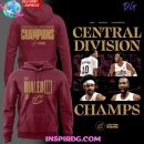 Cleveland Cavaliers 2025 Central Division Champions Red Hoodie
