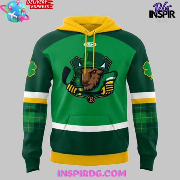 Bloomington Bison St. Patrick’s Day 2025 Hoodie - Image 2