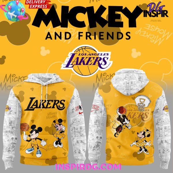 Los Angeles Lakers Mickey & Friends Special Hoodie