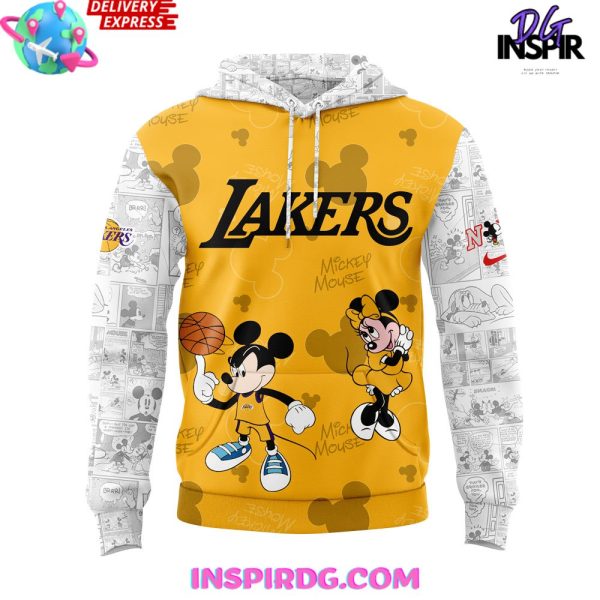 Los Angeles Lakers Mickey & Friends Special Hoodie - Image 2