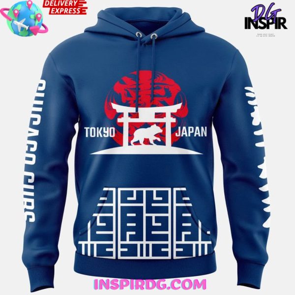 Chicago Cubs x 2025 Tokyo Series Hoodie - Image 2