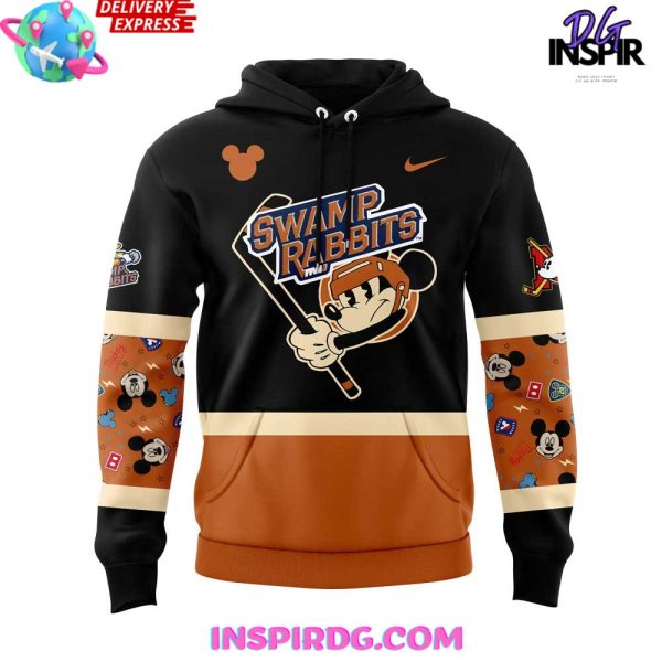 Greenville Swamp Rabbits Mickey & Friends Special Hoodie - Image 2