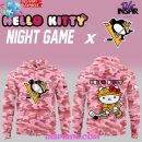 Pittsburgh Penguins Hello Kitty Night Game 2025 Hoodie