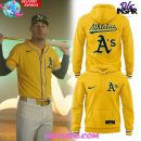 Oakland Athletics Alternate Yellow Hoodie