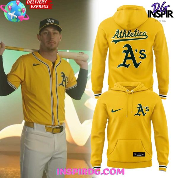 Oakland Athletics Alternate Yellow Hoodie