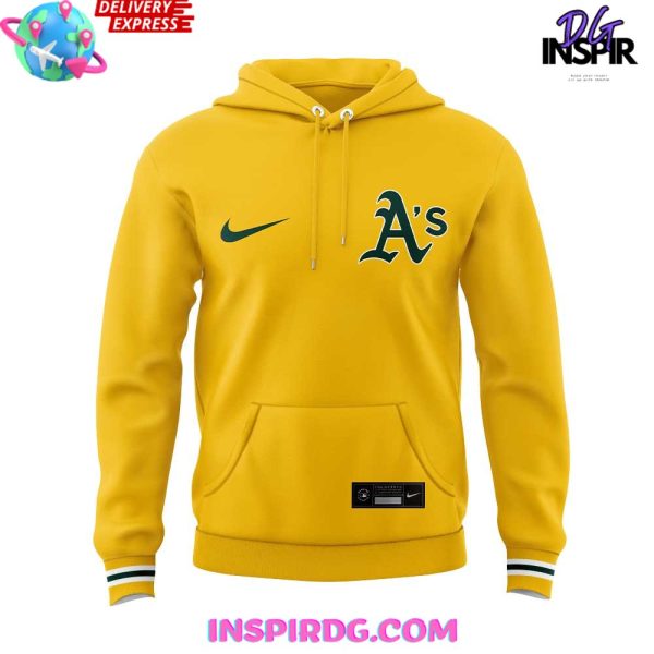 Oakland Athletics Alternate Yellow Hoodie - Image 2
