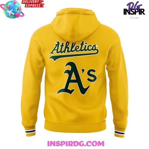 Oakland Athletics Alternate Yellow Hoodie - Image 3
