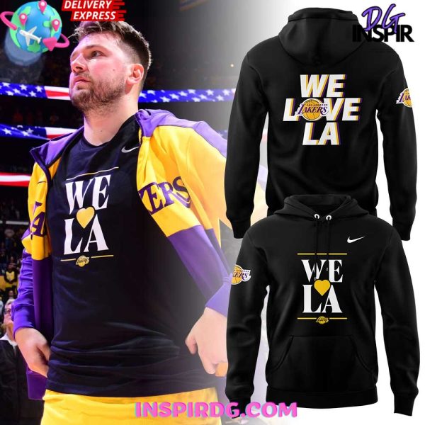 Los Angeles Lakers "WE LOVE LA" Limited Hoodie