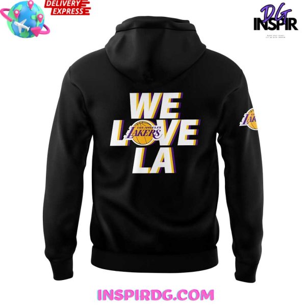 Los Angeles Lakers "WE LOVE LA" Limited Hoodie - Image 3