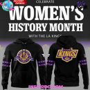 Los Angeles Kings Women's History Month 2025 Hoodie