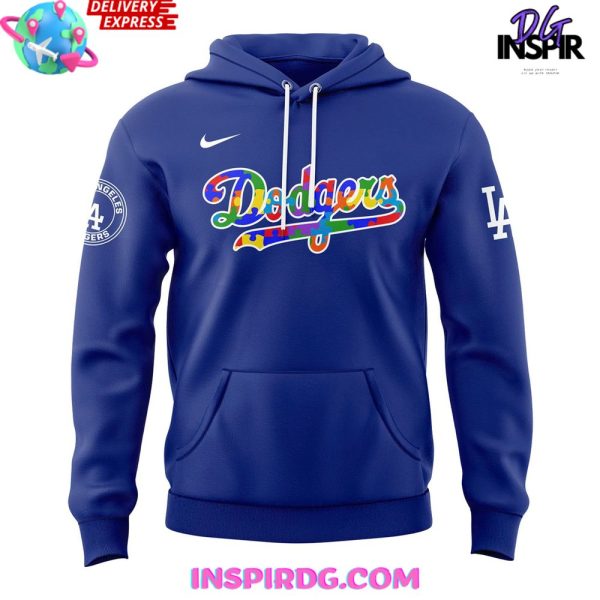 Los Angeles Dodgers Autism Awareness 2025 Hoodie - Image 2