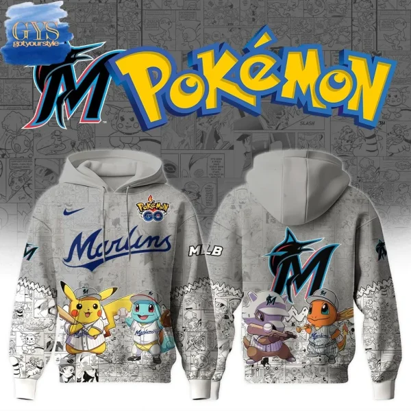 Miami Marlins x Pokemon GO Special Edition Hoodie