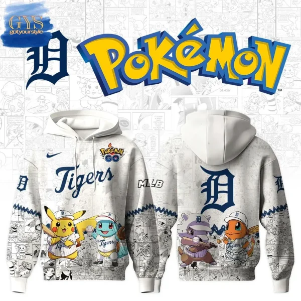 Detroit Tigers x Pokemon GO Special Edition Hoodie