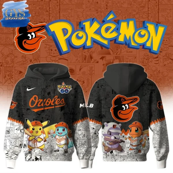 Baltimore Orioles x Pokemon GO Special Edition Hoodie