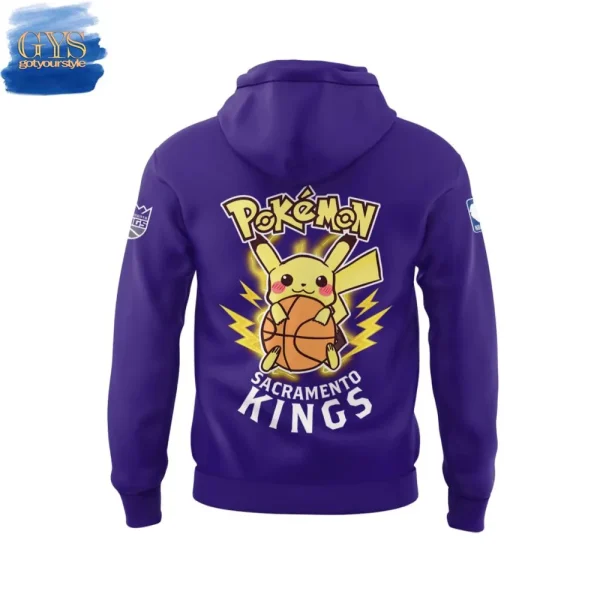 Sacramento Kings Pokemon Night 2025 Limited Edition Hoodie - Image 3