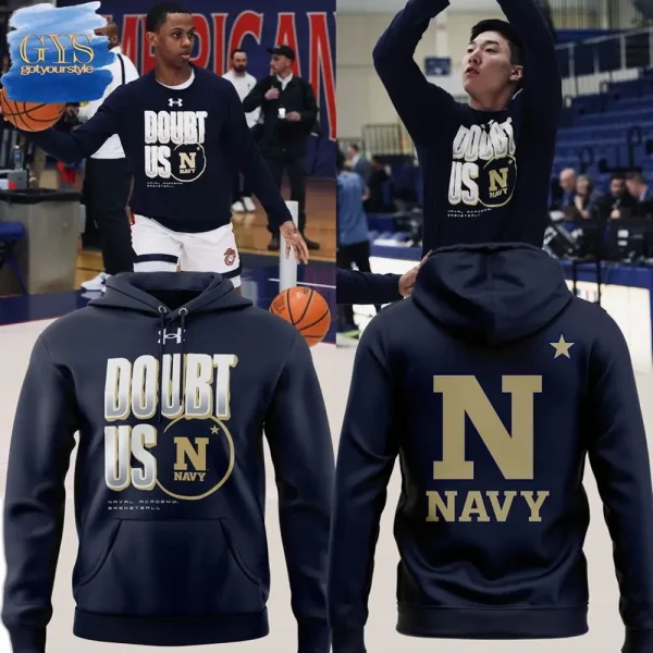 Navy Men's Basketball Doubt Us Limited Edition Hoodie