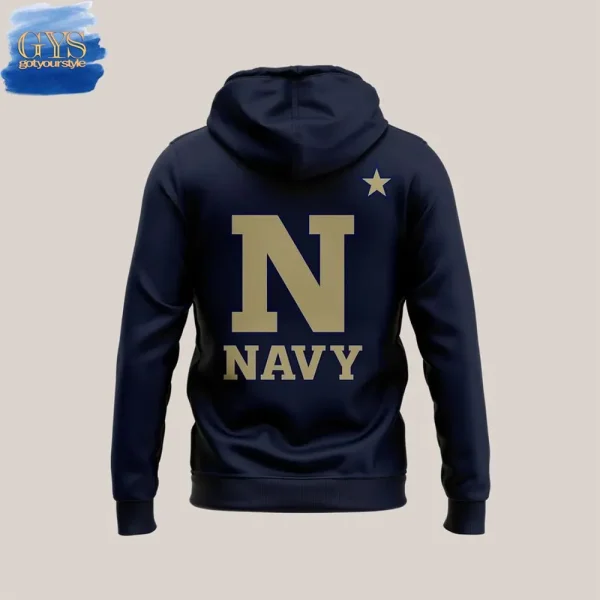 Navy Men's Basketball Doubt Us Limited Edition Hoodie - Image 3