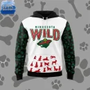 Minnesota Wild Pucks And Paws Limited Edition Hoodie