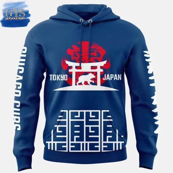 Chicago Cubs Tokyo Series 2025 Special Hoodie - Image 2