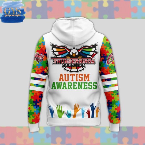 Carolina Thunderbirds Autism Awareness Limited Edition Hoodie 2025 - Image 3