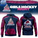 Colorado Avalanche Girls Hockey Night Limited Edition Hoodie