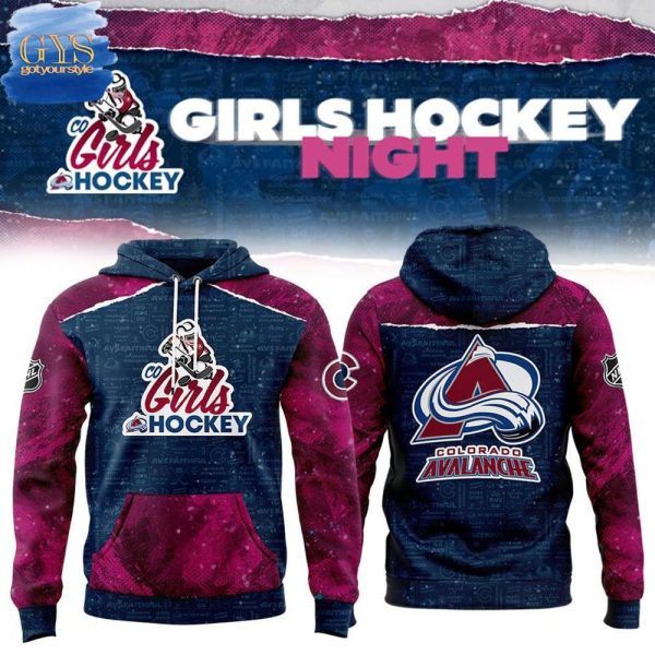 Colorado Avalanche Girls Hockey Night Limited Edition Hoodie