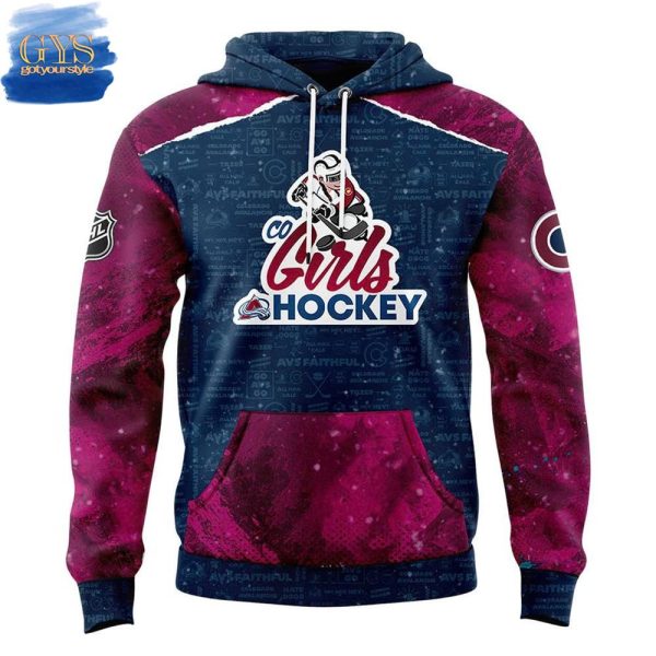 Colorado Avalanche Girls Hockey Night Limited Edition Hoodie - Image 2