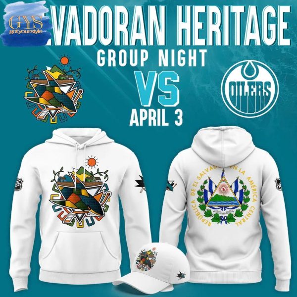 San Jose Sharks Salvadoran Heritage Night 2025 Limited Edition Hoodie