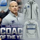 Coach Cael Sanderson Penn State Wrestling Zip Hoodie
