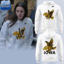 Iowa Men's Basketball White Iowa Hawkeyes Legacy Logo Club Hoodie