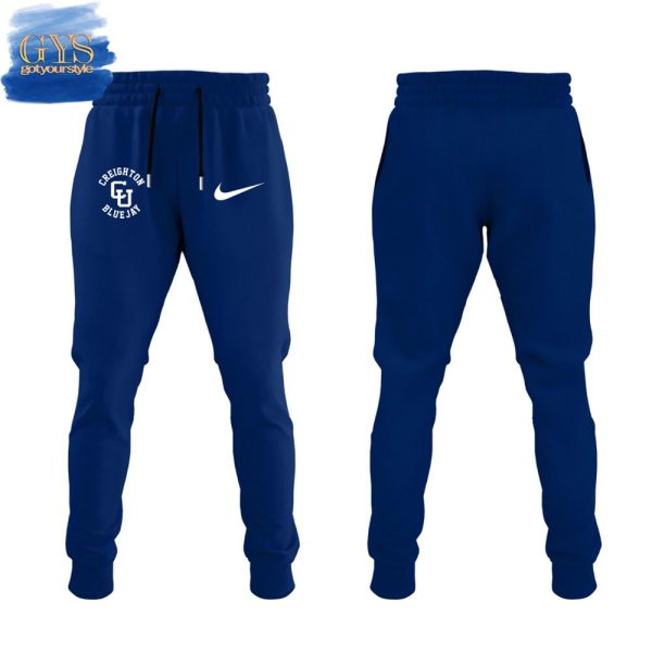 Creighton Basketball Alumni Day Uniform Limited Edition Navy Hoodie - Image 4