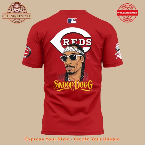 Cincinnati Reds Snoop Dogg Post-Game Concert Special Edition T-Shirt - Image 3