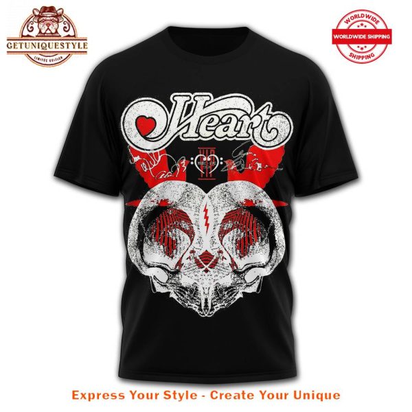 Heart Royal Flush Tour 2025 Limited Edition Shirt - Image 2