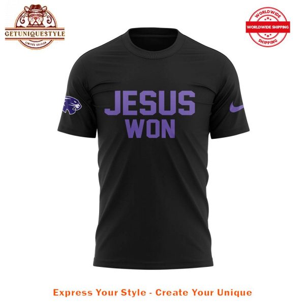 High Point Panthers Basketball Jesus Won 2025 Shirt - Image 2